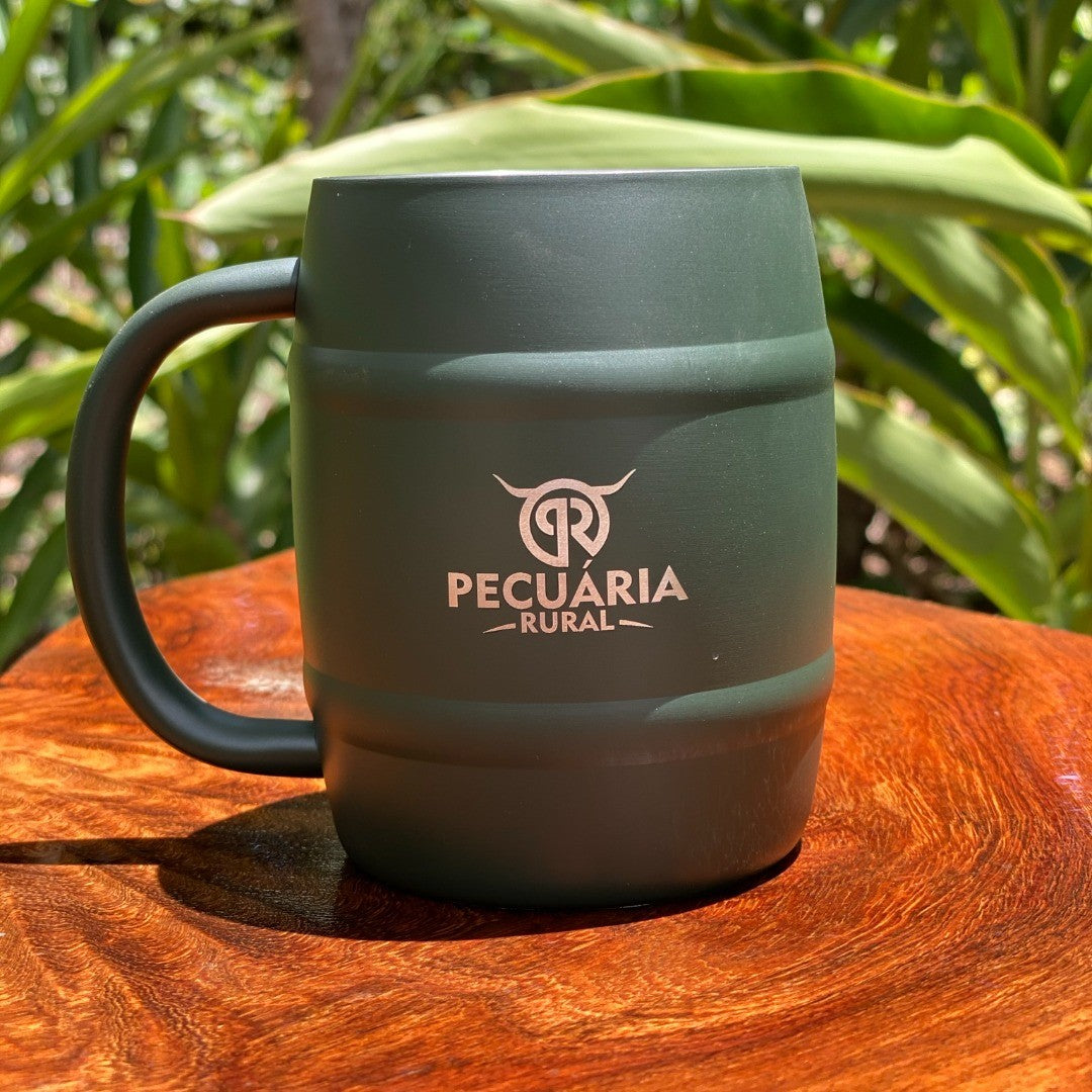 Caneca Térmica Prime Verde Militar 420 ml